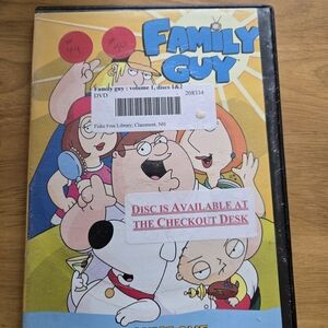 Family Guy Season 1 DVD - Bright Yellow & Blue Cover